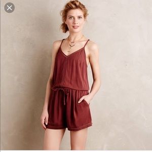 Anthropologie Lilka Romper, Size Small